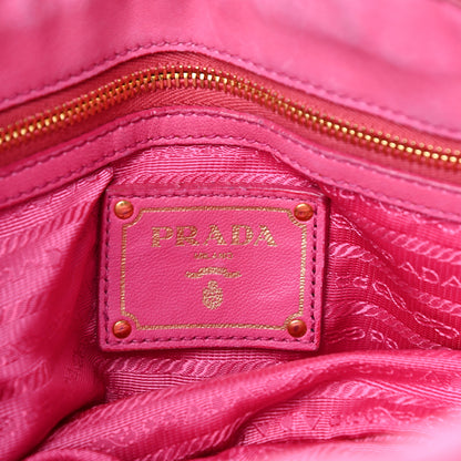 Prada Tessuto Nylon Gaufre Satchel Petalo 5 of 10