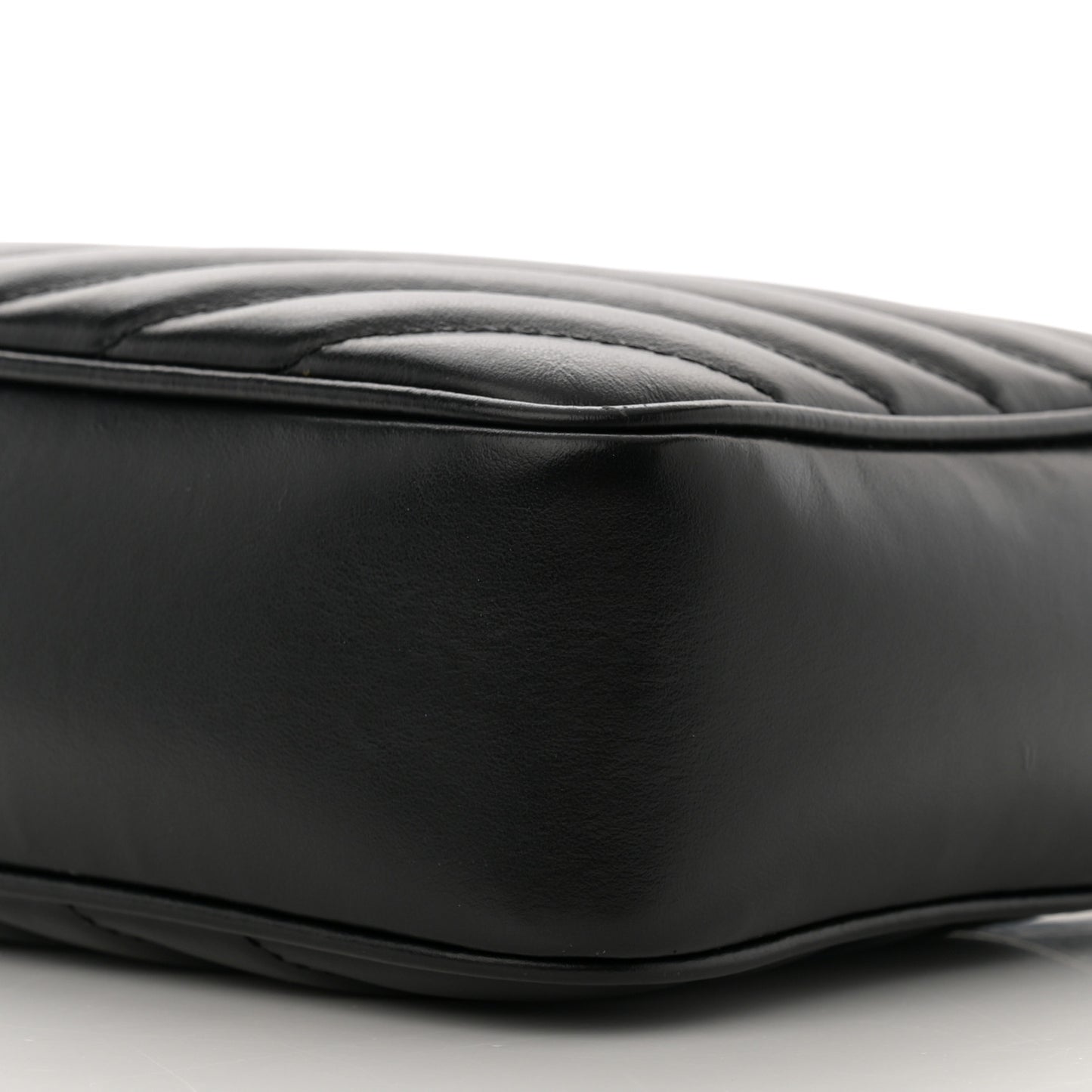 Calfskin Matelasse Monogram Lou Camera Bag Black