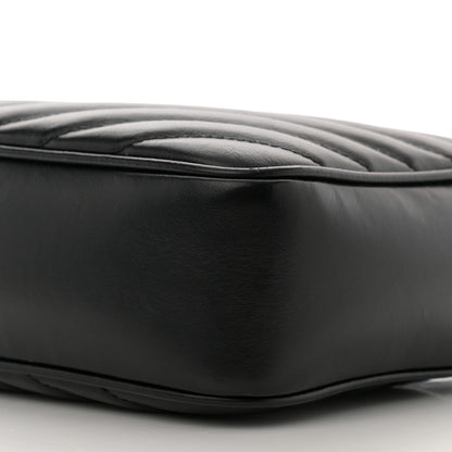 Saint Laurent Calfskin Matelasse Monogram Lou Camera Bag Black 10 of 17
