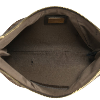 Fendi Zucchino Forever Pochette Brown Blue 4 of 7