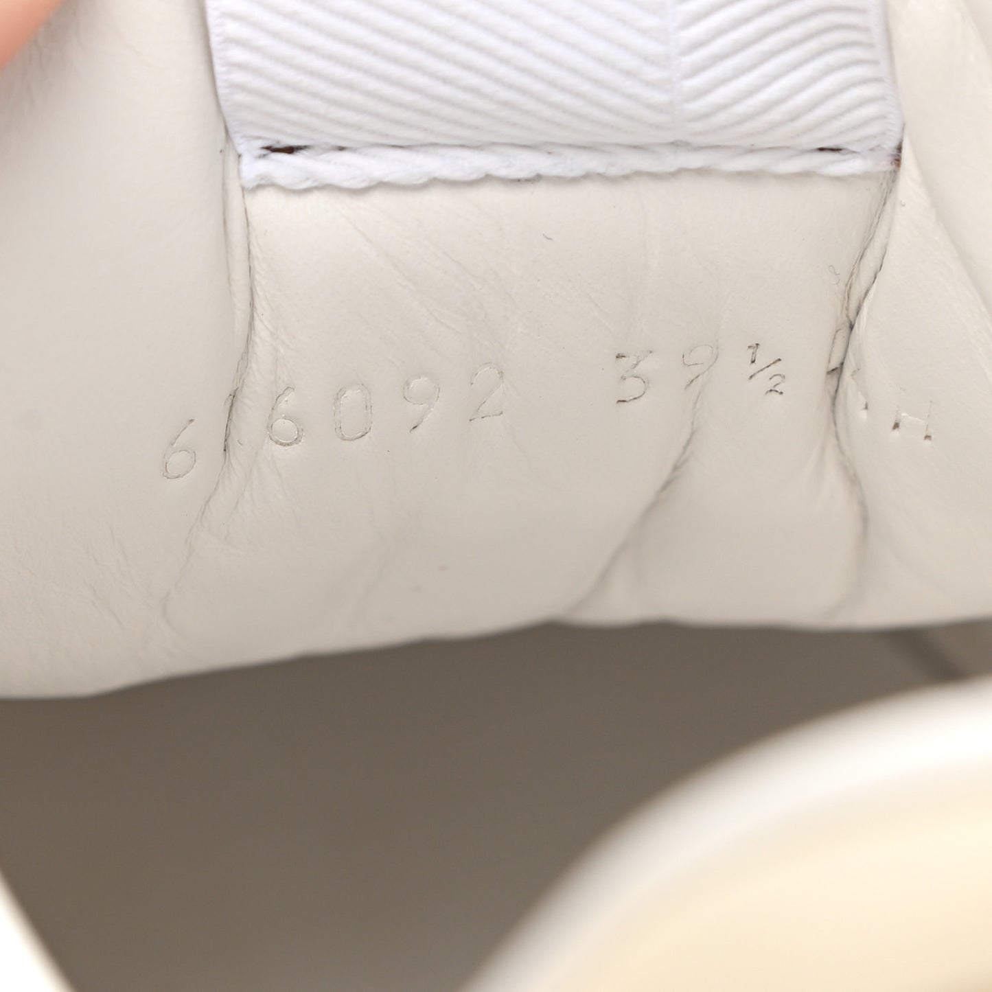 Calfskin GG Monogram Womens Platform 55mm Sneakers 39.5 Hezelnut Beige Ebony Mystic White