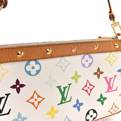 Louis Vuitton Monogram Multicolor Pochette Accessories White 11 of 15