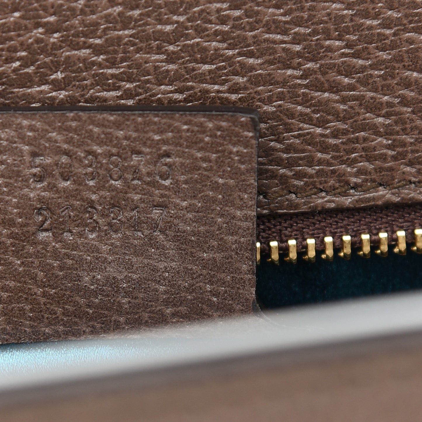 GG Supreme Monogram Web Medium Ophidia Chain Shoulder Bag Brown
