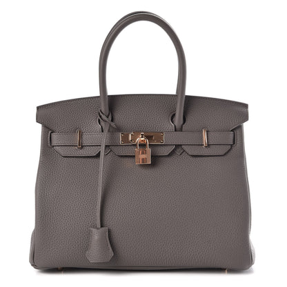 Hermes Togo Birkin 30 Etain 1 of 35