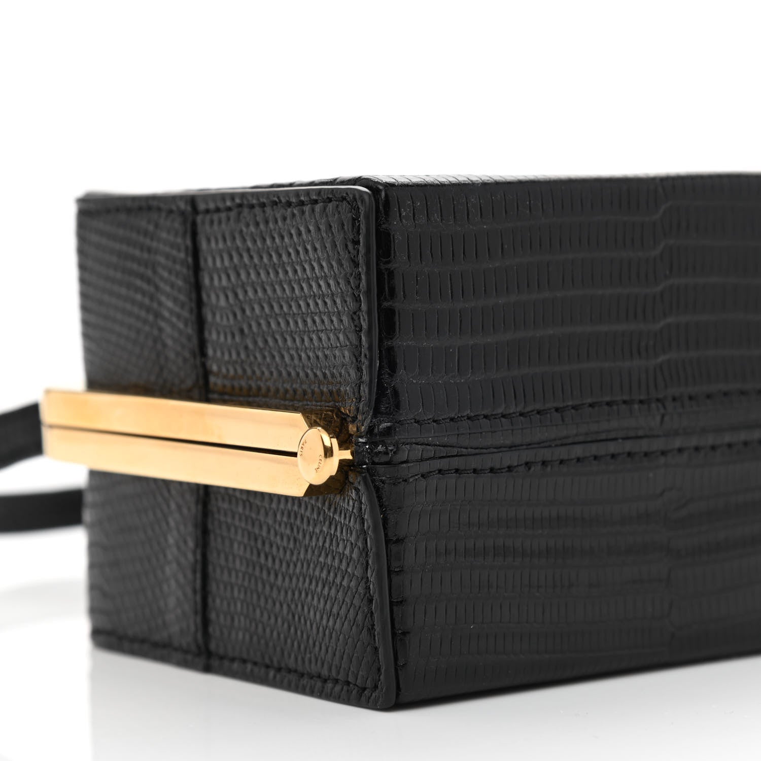 Celine Lizard Triomphe Minaudiere Black 9 of 10