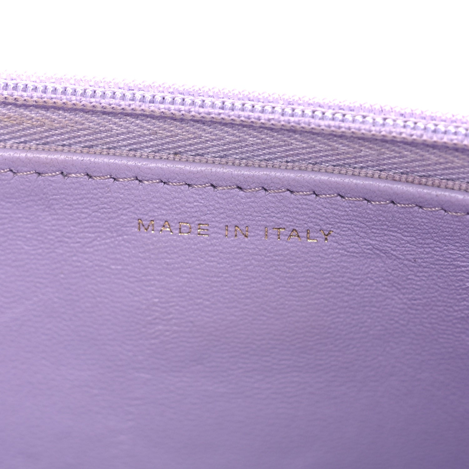 Chanel Caviar Quilted Sweetheart Wallet On Chain WOC Light Purple 7 of 16