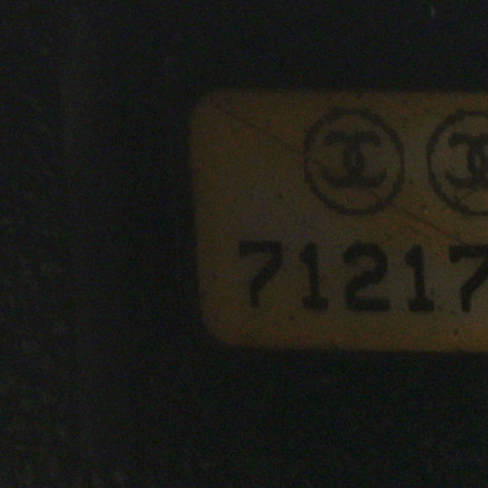 Chanel Lambskin Chocolate Bar Cosmetic Pouch Black 7 of 9