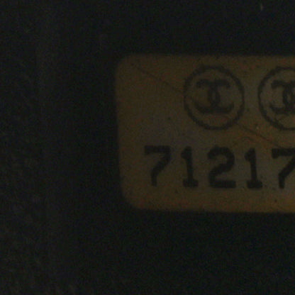 Chanel Lambskin Chocolate Bar Cosmetic Pouch Black 7 of 9