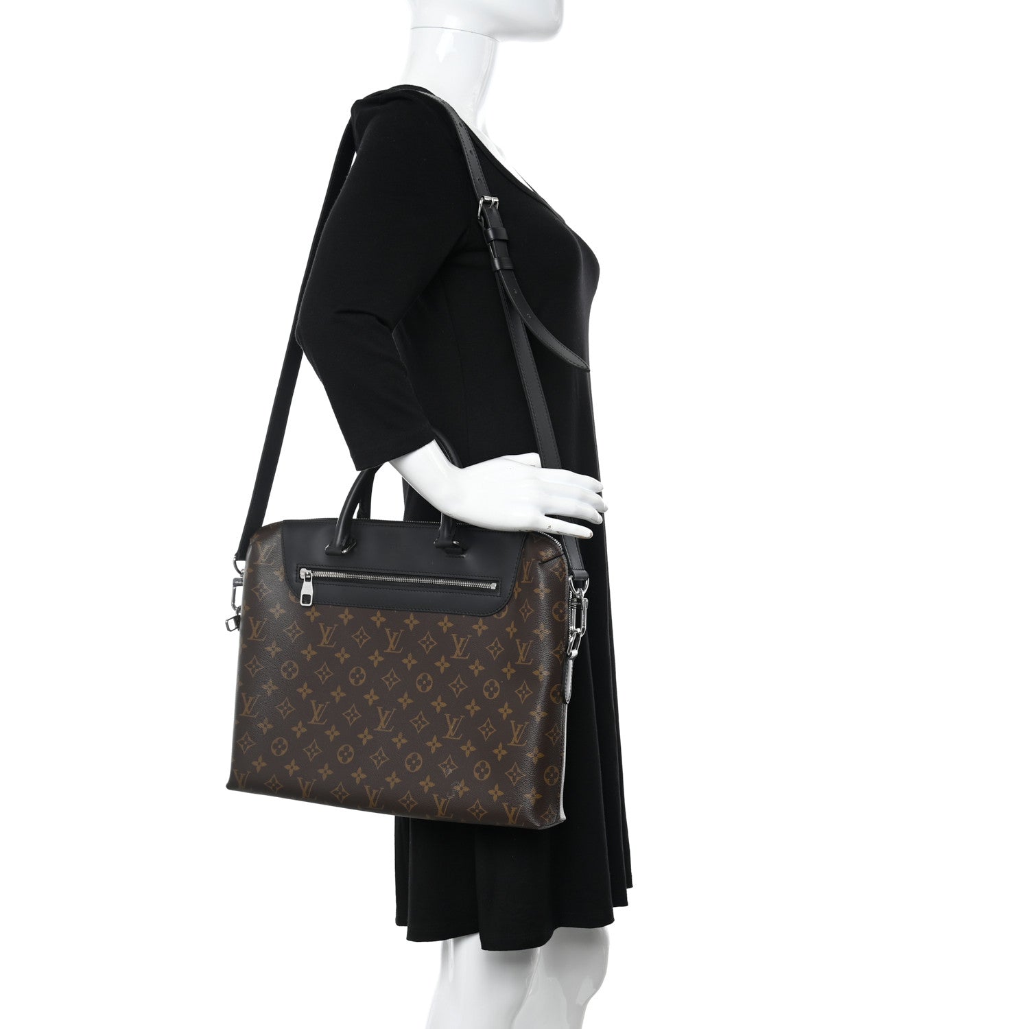 Louis Vuitton Monogram Macassar Porte-Documents Jour 2 of 10