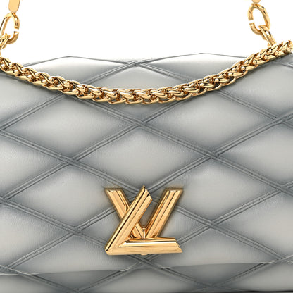 Louis Vuitton Lambskin Malletage GO-14 MM Ecume 8 of 11