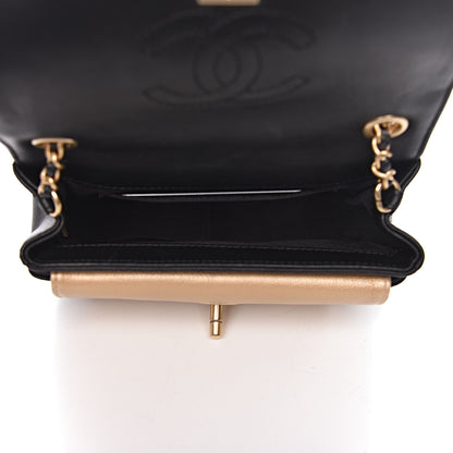 Chanel Lambskin Quilted Small Camellia Flower Flap Black 5 of 11