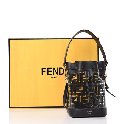 Fendi TPU FF Vitello Grace F is Fendi Mini Mon Tresor Bucket Bag Black 11 of 11