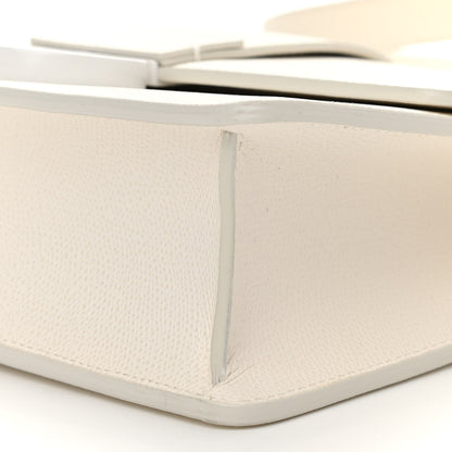 Christian Dior Ultra Matte Grained Calfskin 30 Montaigne Flap Bag White 6 of 10
