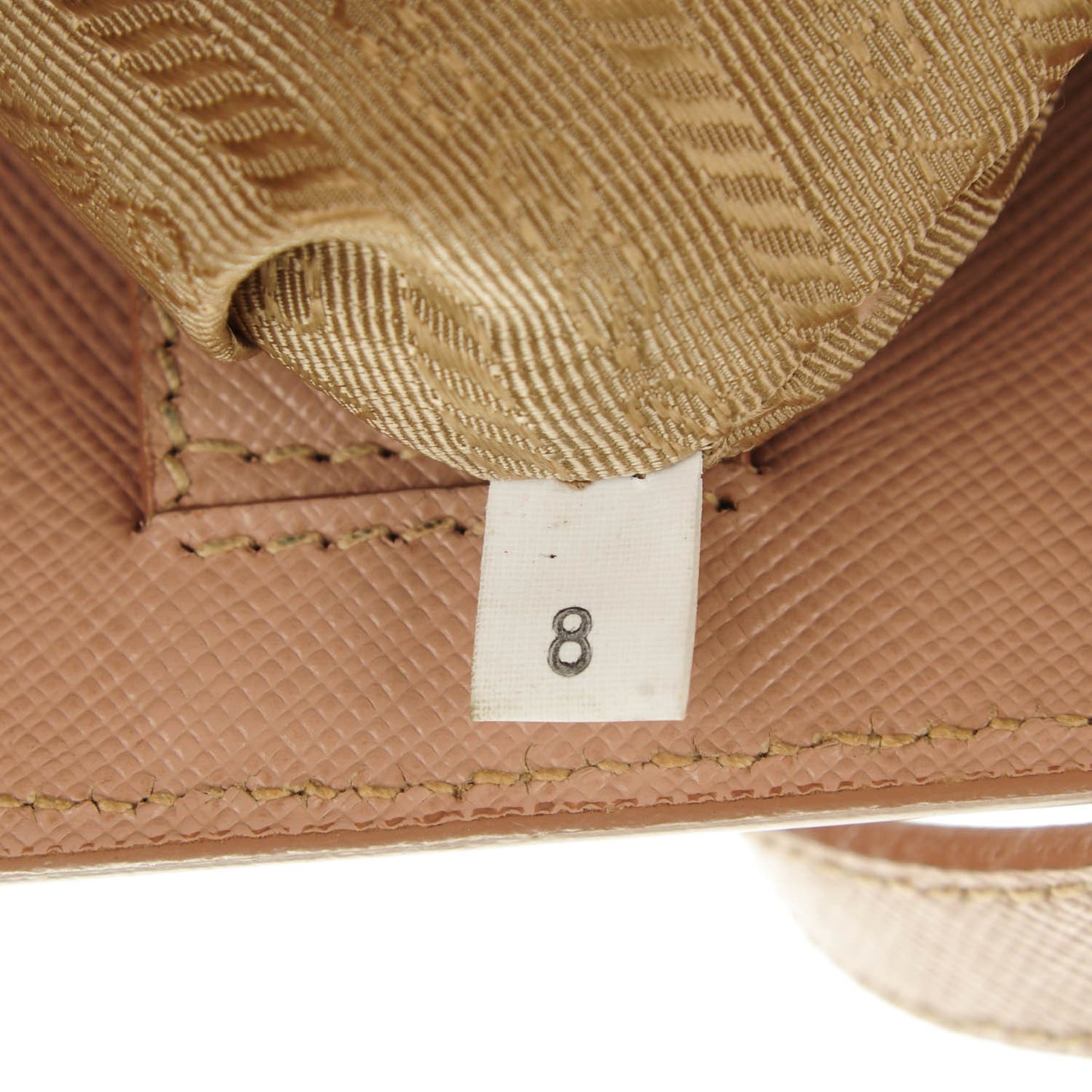 Saffiano Lux Medium Tote Cammeo