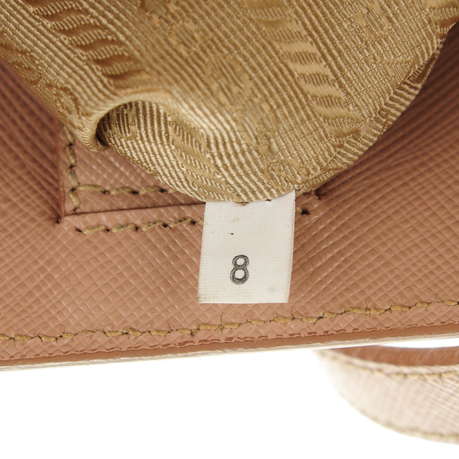 Prada Saffiano Lux Medium Tote Cammeo 8 of 10