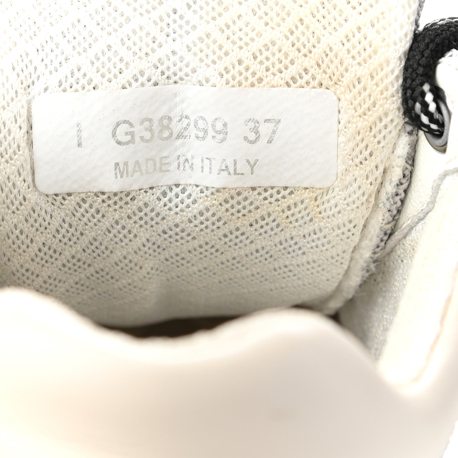 Chanel Nylon Calfskin Suede Womens CC Sneakers 37 Grey White Pink 8 of 11