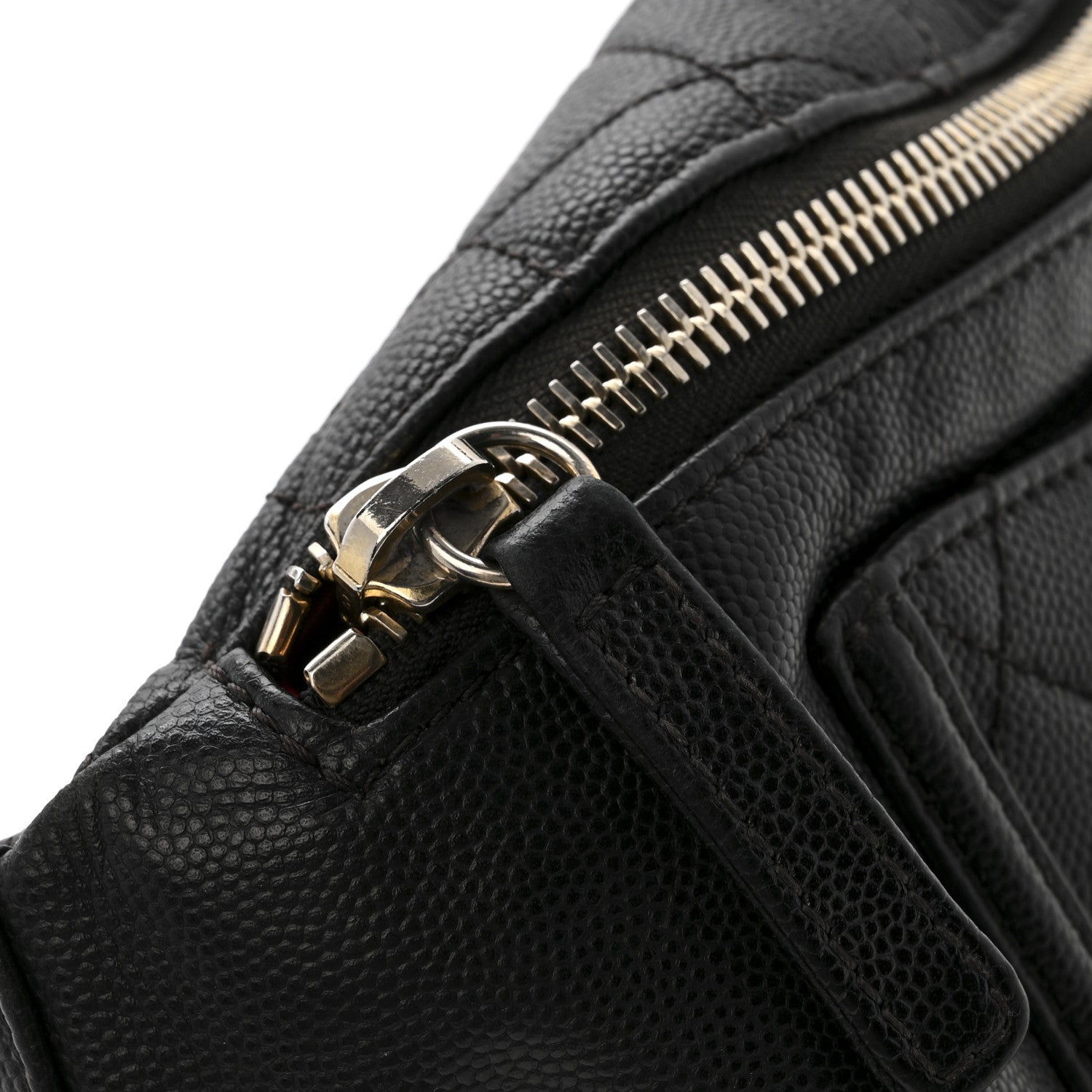 Chanel Caviar Quilted Filigree Waist Bag Black 12 of 14