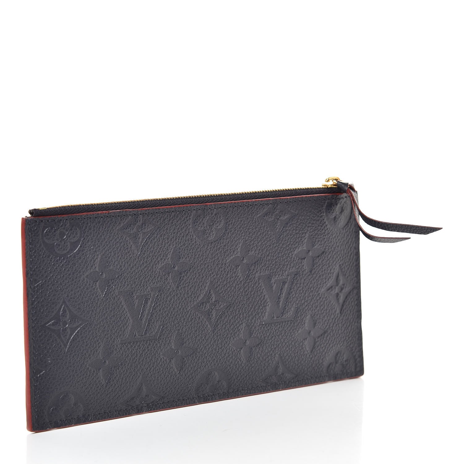 Louis Vuitton Empreinte Felicie Chain Wallet Zippered Insert Marine Rouge 3 of 6