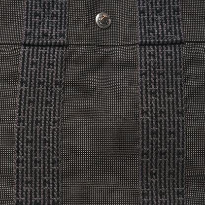 Hermes Canvas Herline PM Tote Grey 7 of 9