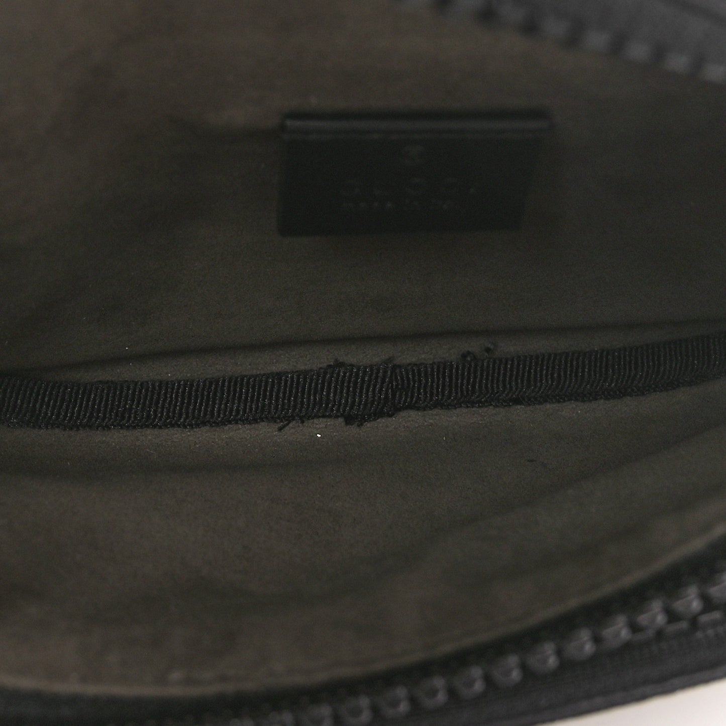 GG Supreme Monogram Belt Bag Black