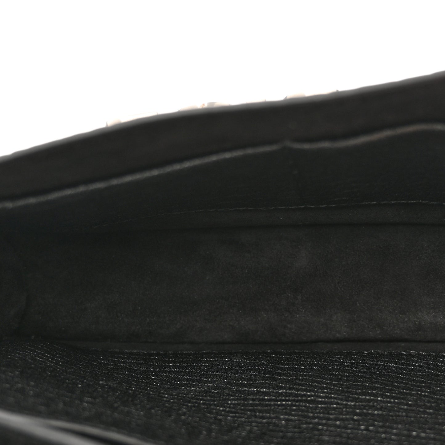 Canyon Grained Lambskin J'Adior Chain Flap Bag Black
