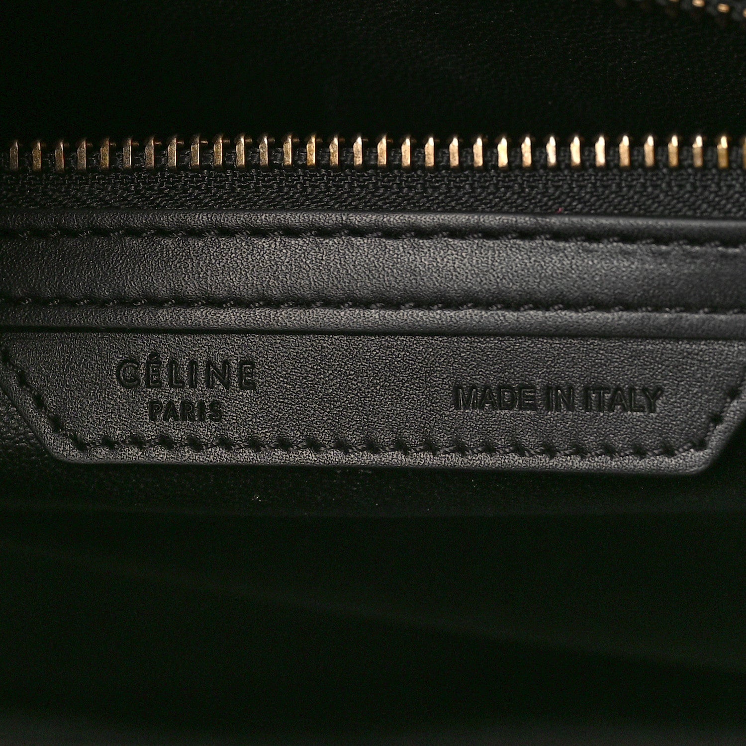 Celine Twill Smooth Calfskin Mini Luggage Dune Black 6 of 8