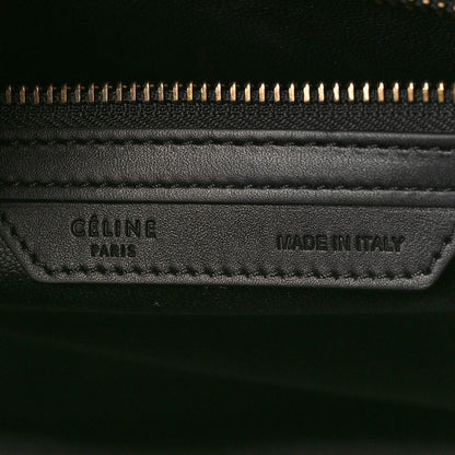 Celine Twill Smooth Calfskin Mini Luggage Dune Black 6 of 8