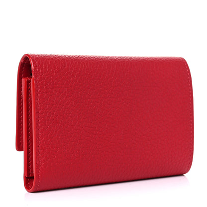 Louis Vuitton Taurillon Capucines Compact Wallet Rubis 3 of 8