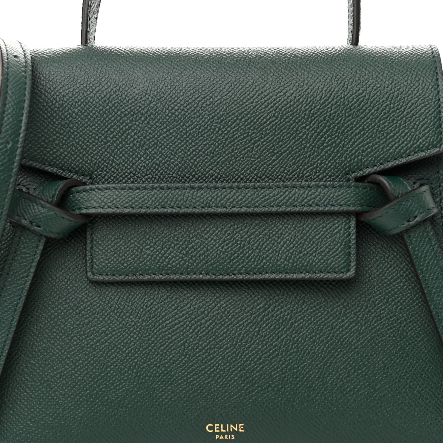 Grained Calfskin Nano Belt Bag Amazone