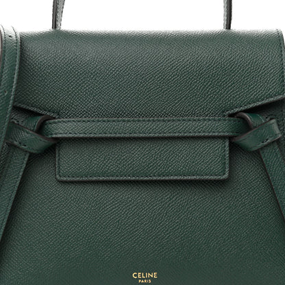 Celine Grained Calfskin Nano Belt Bag Amazone 8 of 10