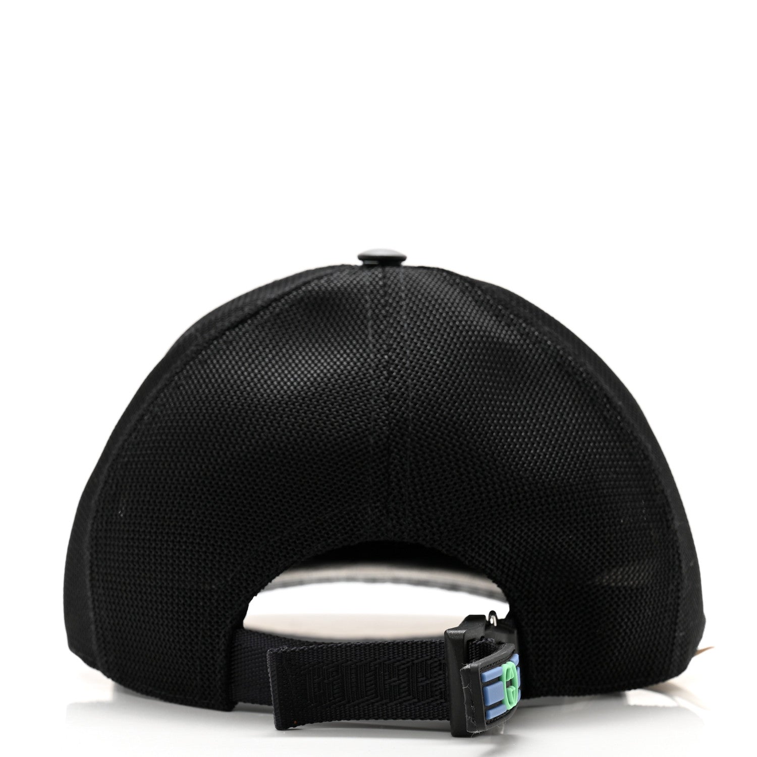 Gucci Calfskin Mesh GG Tennis Embossed Baseball Hat L Black 6 of 10