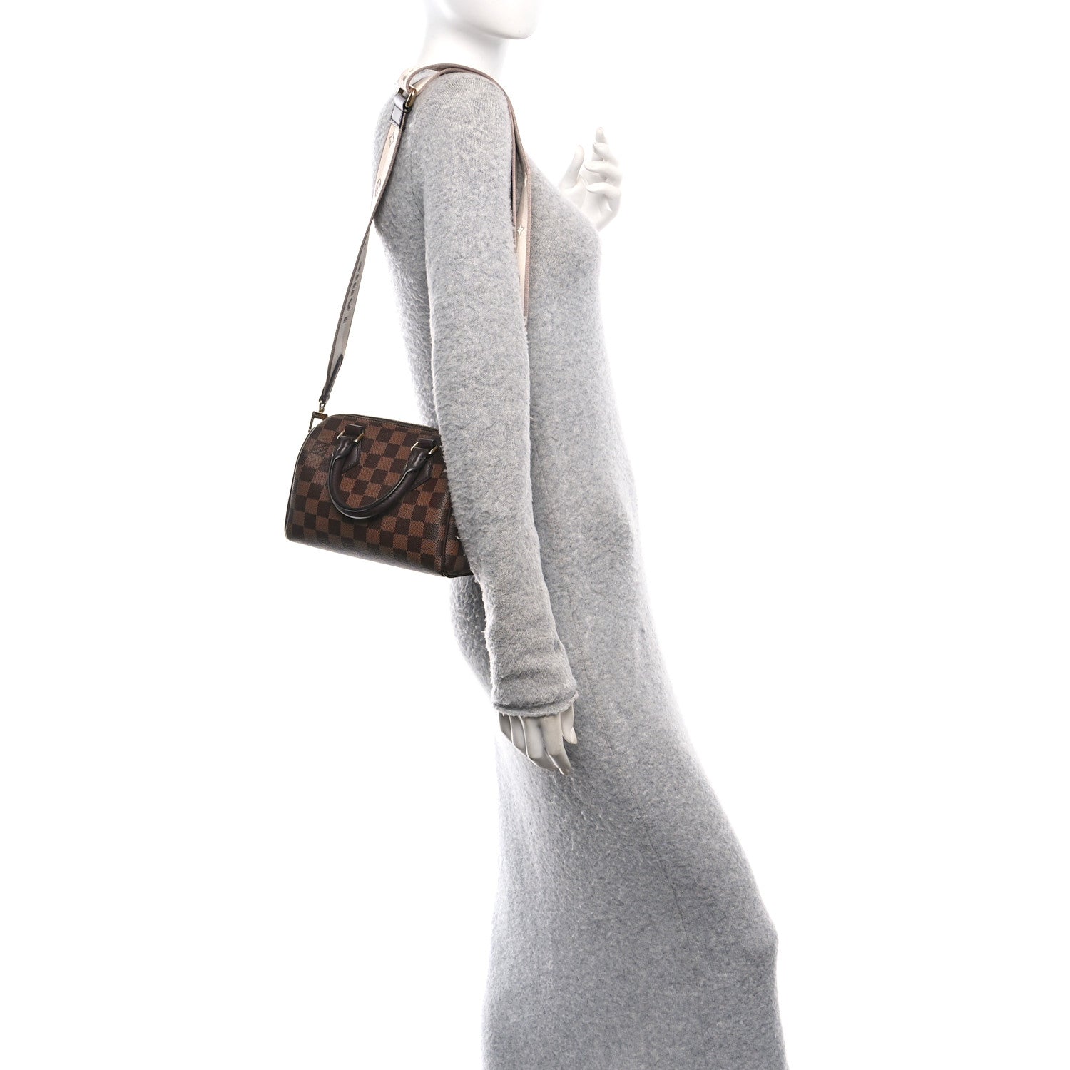 Louis Vuitton Damier Ebene Speedy Bandouliere 20 2 of 9