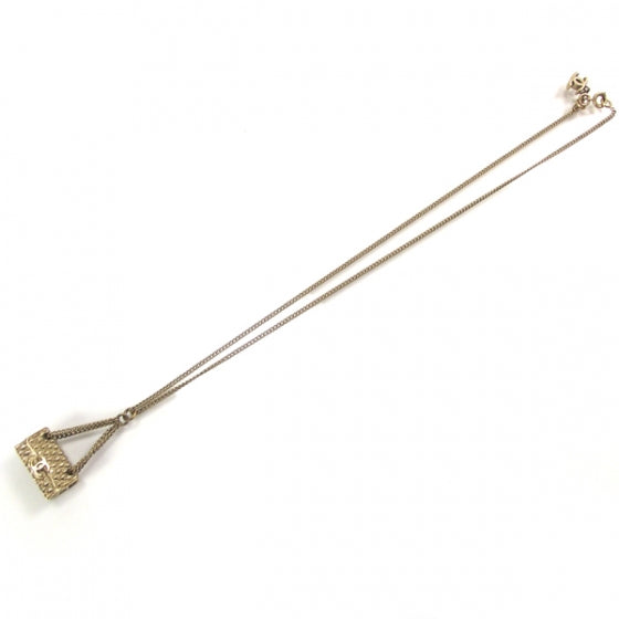2.55 Flap Bag Necklace Gold