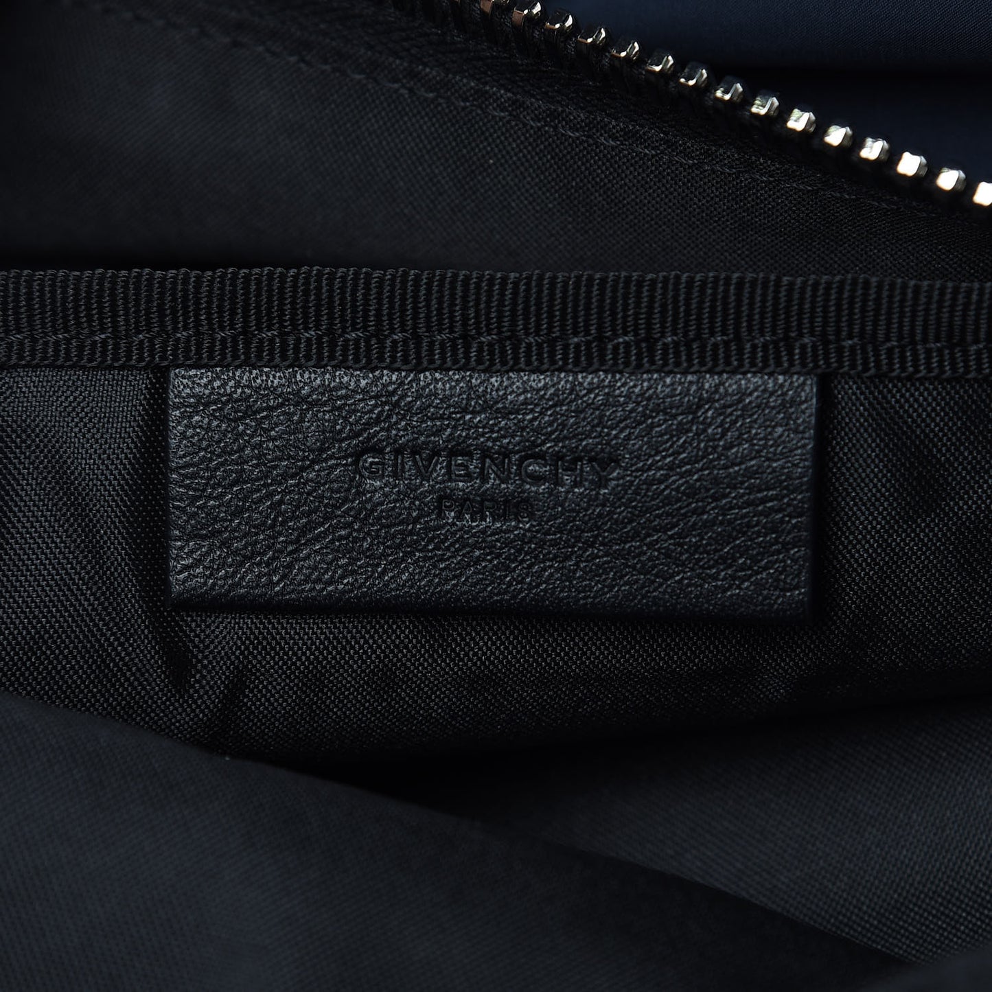 Nylon Flat Backpack Navy