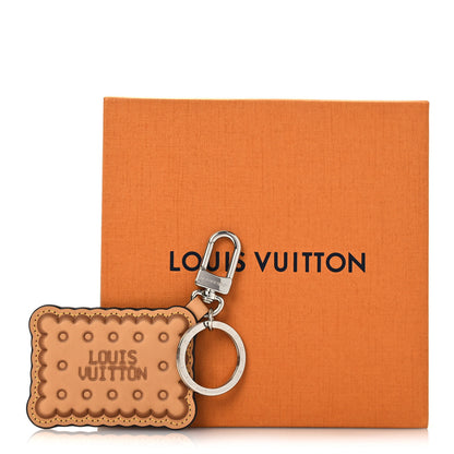 Louis Vuitton Monogram Biscuit Key Holder Bag Charm 4 of 4