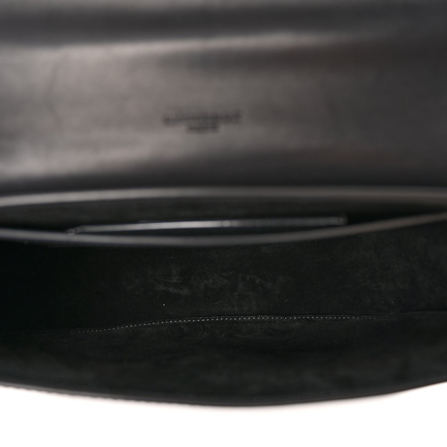 Smooth Calfskin Monogram Medium Kaia Satchel Black