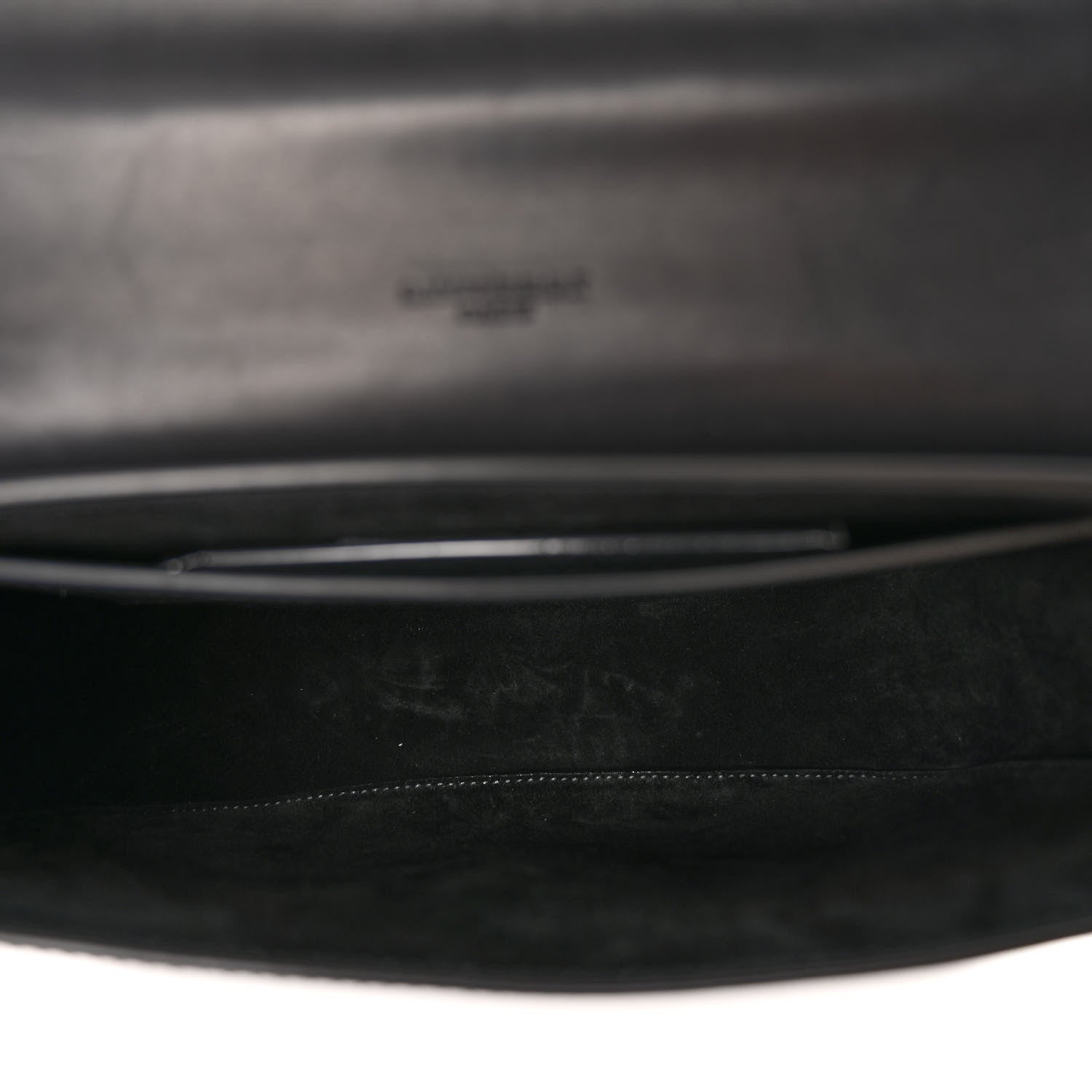 Saint Laurent Smooth Calfskin Monogram Medium Kaia Satchel Black 5 of 9
