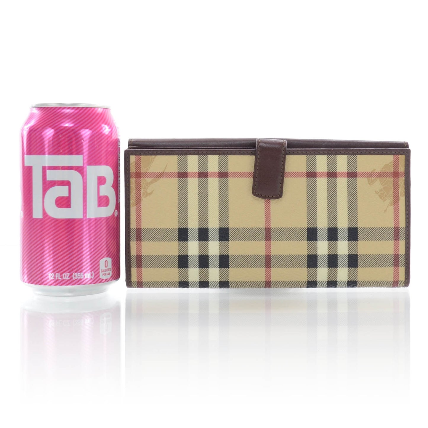 Haymarket Check Continental Wallet Brown