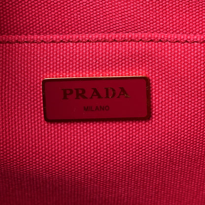 Prada Canapa Small Logo Tote Peonia 6 of 11