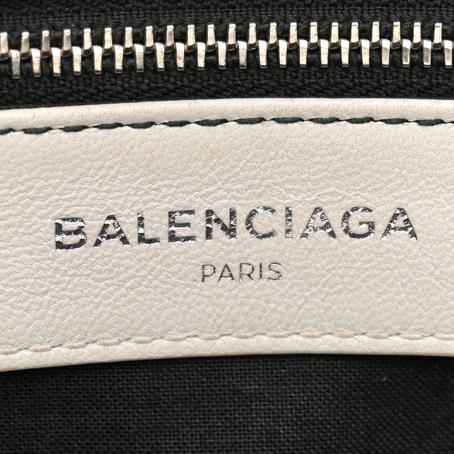 Balenciaga Chevre Silver Metallic Edge Hardware S City White 7 of 27