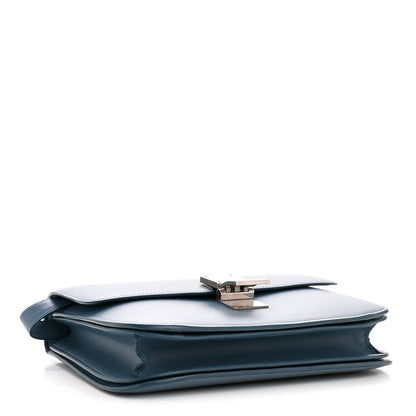 Celine Box Calfskin Medium Classic Box Flap Bag Slate Blue 4 of 15