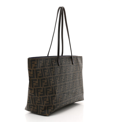 Fendi Zucca Spalmati Medium Roll Tote Tobacco Viola 3 of 16