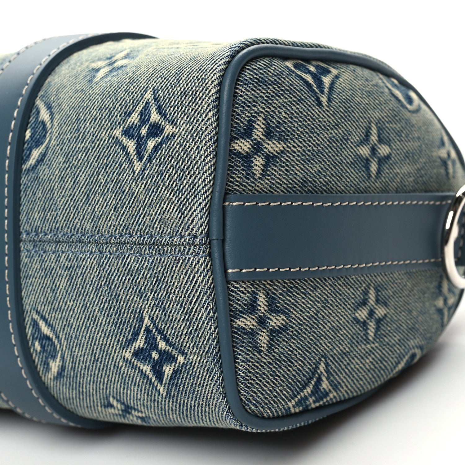 Louis Vuitton Monogram Washed Denim Keepall Bandouliere 25 9 of 9