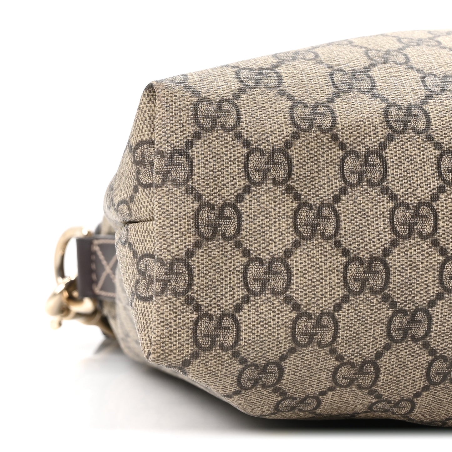 GG Plus Monogram Travel Bag Dark Brown