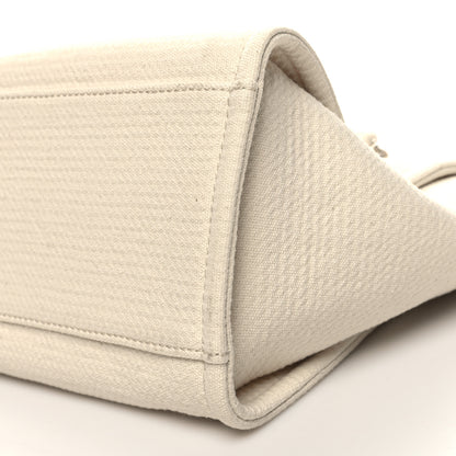 Chanel Mixed Fibers Small Deauville Tote White 12 of 14
