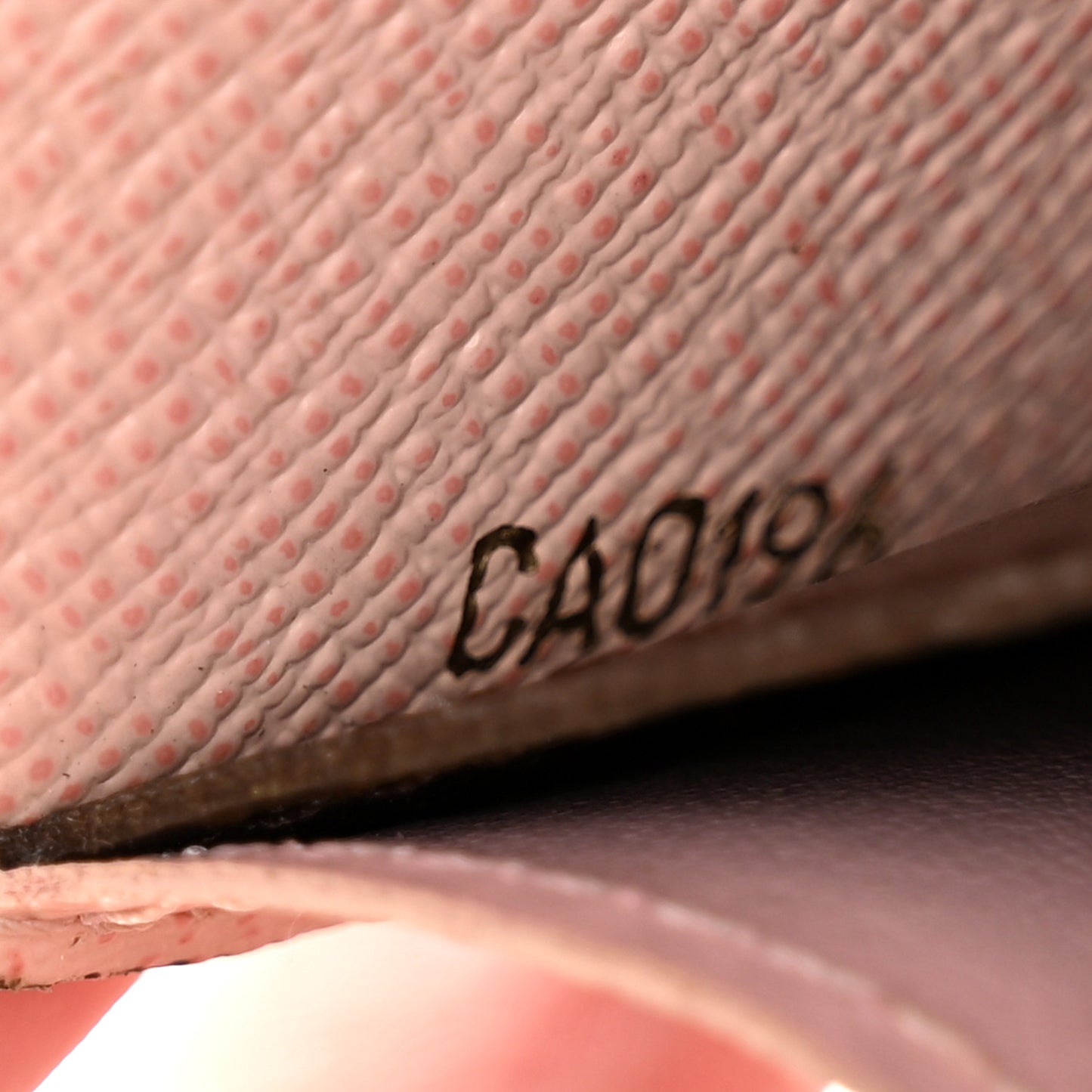 Monogram Emilie Wallet Rose Ballerine