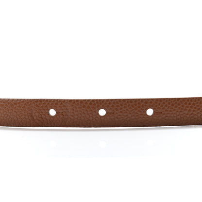 Chanel Caviar CC Skinny Belt 90 36 Brown 4 of 5
