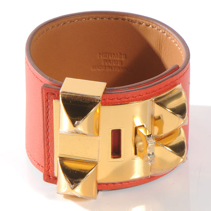 Hermes Chamonix Collier de Chien CDC Bracelet Capucine L 4 of 6