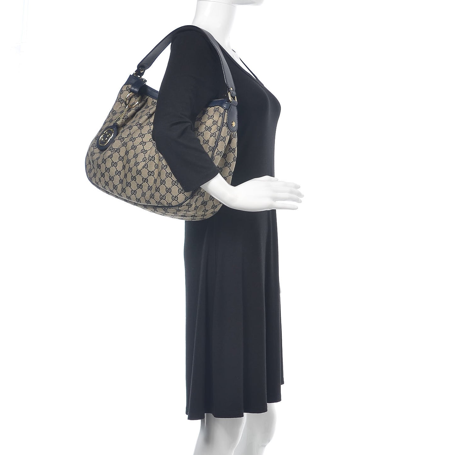 Monogram Medium Sukey Hobo Navy