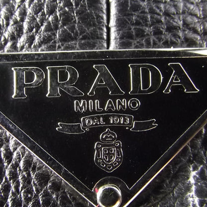 Prada Large Leather Tote Black 6 of 12